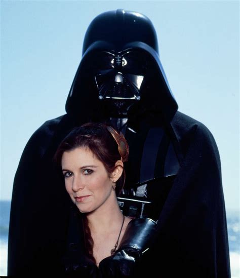 darth vader naked|Rare photos of Carrie Fisher's 'Star Wars' beach photo shoot.